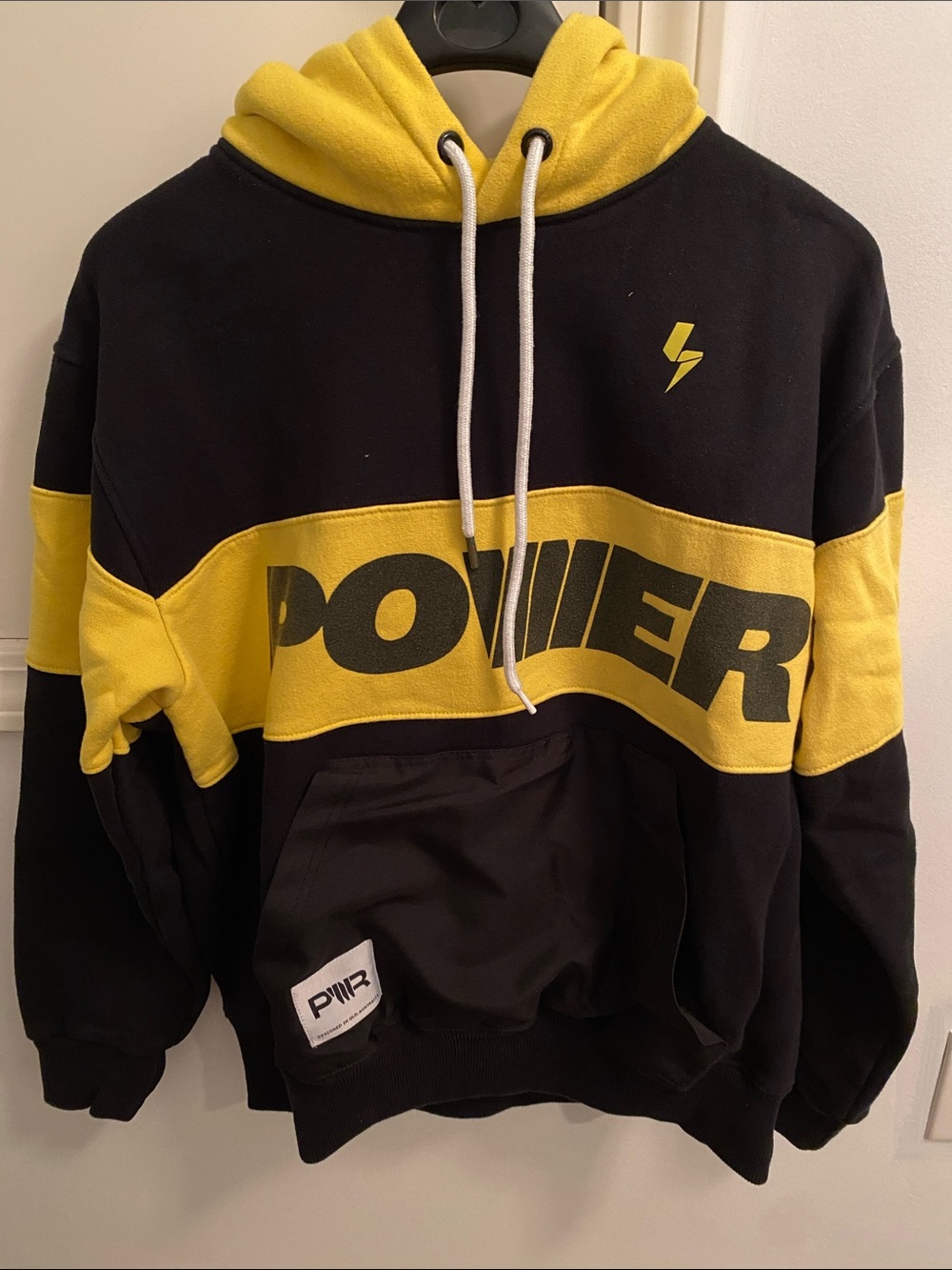 PWR Black & Yellow Graphic Hoodie